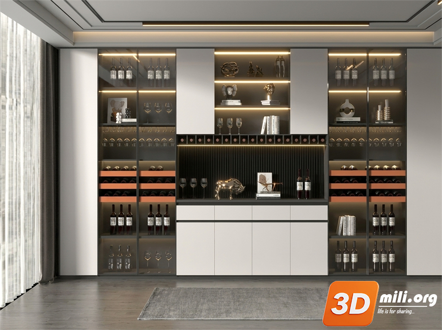 Wine cabinet Skp Files
